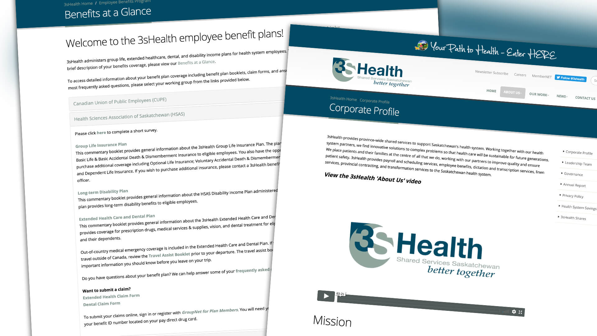 3sHealth, Website, Clarity and Care in Every Click, Portfolio Image, 