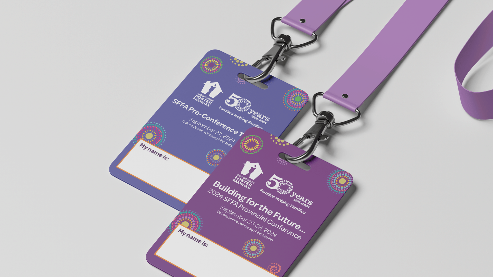 Saskatchewan Foster Families Association, Design, Honouring 50 Years of Foster Families, Portfolio Image, 