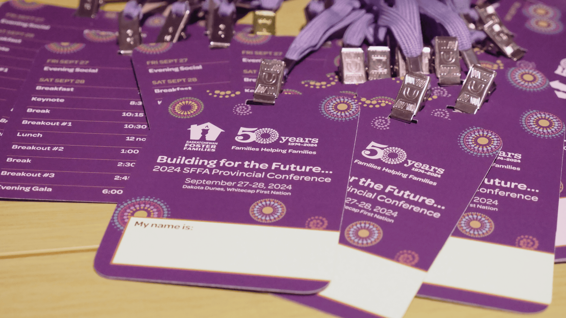 Saskatchewan Foster Families Association, Design, Honouring 50 Years of Foster Families, Portfolio Image, 