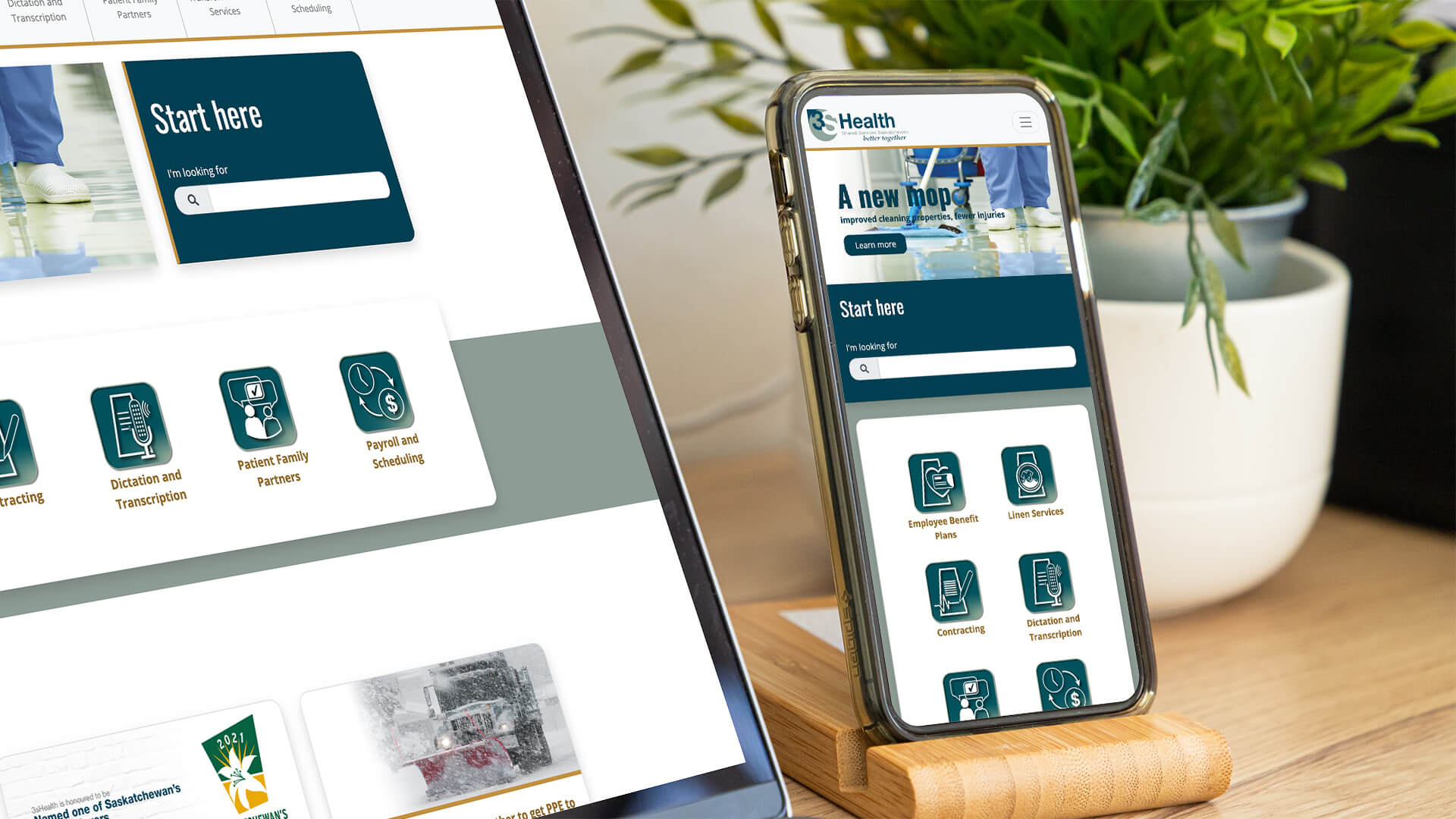 3sHealth, Website, Built to Serve, Portfolio Image, 