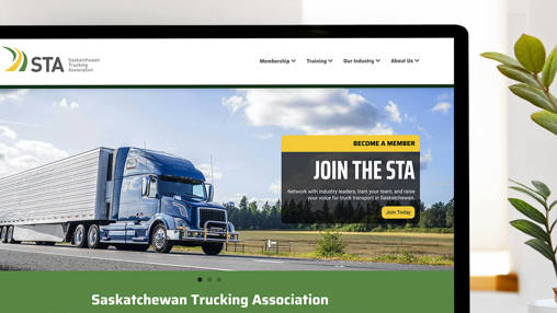 The Saskatchewan Trucking Association needed more than a website—they needed a working engine for member services, training, and industry connection. Amplify delivered a dual-facing platform: public and private, polished and powerful.