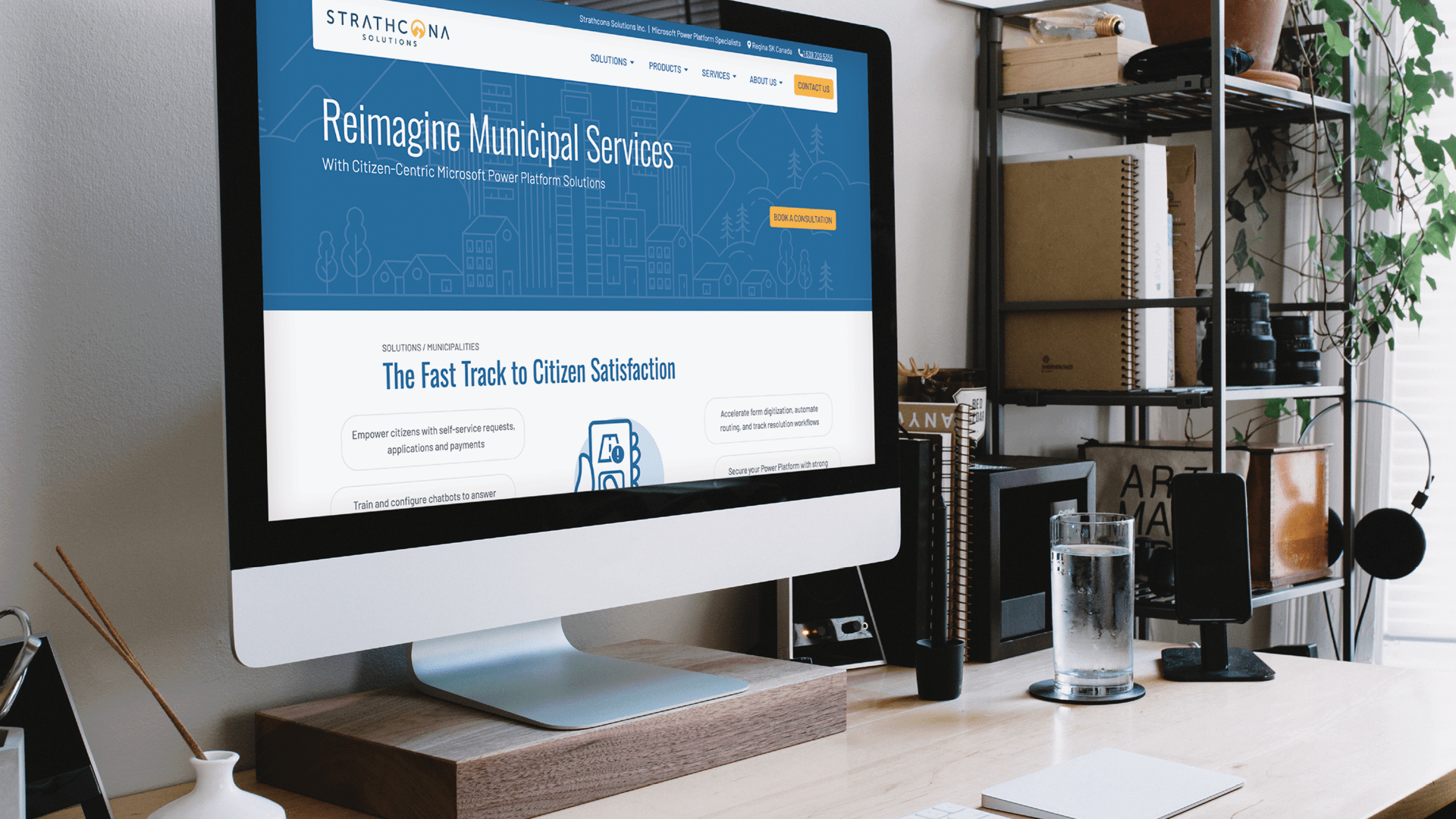 Strathcona Solutions Inc., Website, Code Credibility: Website Redesign, Portfolio Image